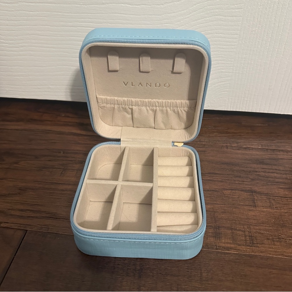 Elegant Blue Jewelry Box
